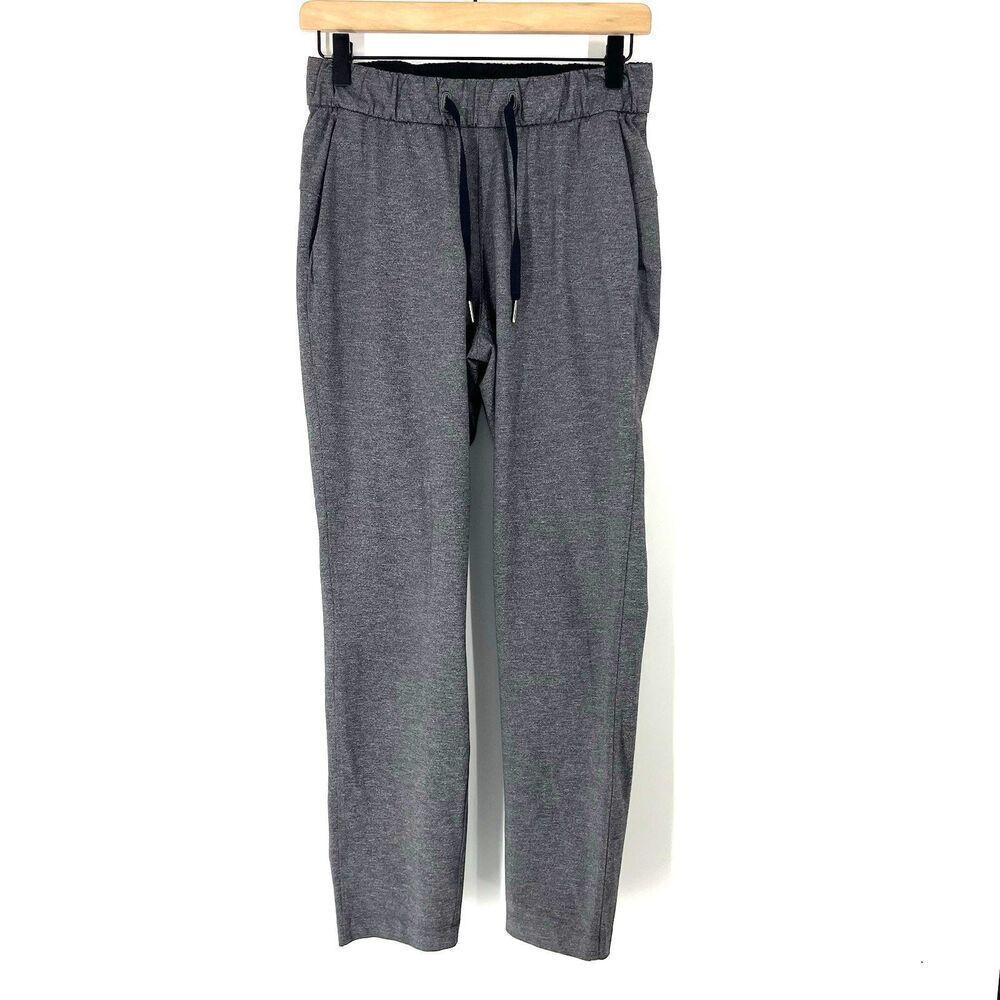 Lululemon Pants Size 4 Womens Gray On The Fly Straight Leg Activewear Travel